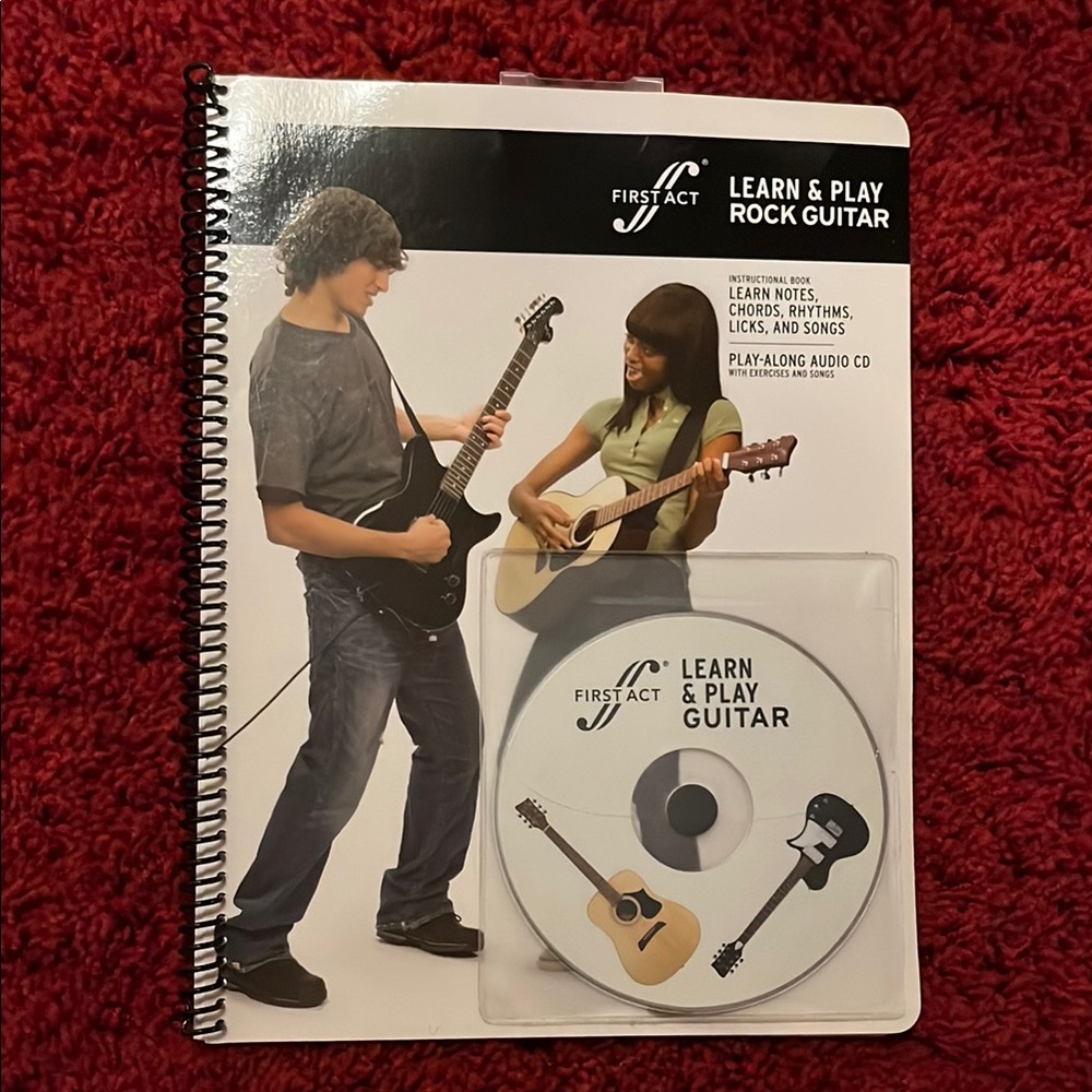 First Act Learn & Play Rock Guitar Book with CD